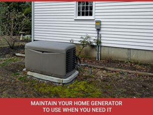 Maintaining your generator is essential for both its usage and longevity